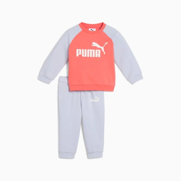 PUMA Minicats: Zwillings-Crew-Set für kleine Entdecker! Raglan-Look, doppelt Spaß.